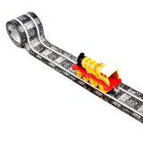 "Classic Rail" 4,6 cm x 5 cm, Schwarz, Blisterpack